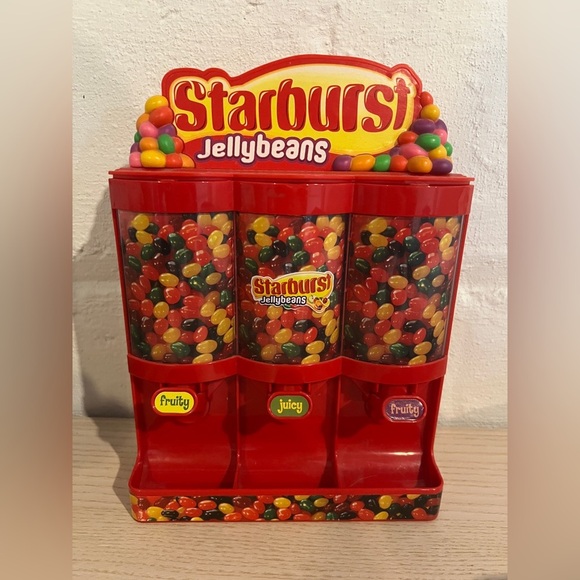 Starburst Jellybeans Dispenser - Red - Picture 1 of 3